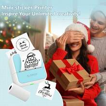 ORICO - Multifunctional Mini Portable Printer, Label Maker, Mini Portable Thermal Printer With Thermal Printing Paper Rolls, Supports Photo And Label Printing, Bluetooth Printer With No Ink, Suitable For Printing Images, Photos, Diaries, Great For Back To School DIY - BU+1 Roll Sticker - View 12