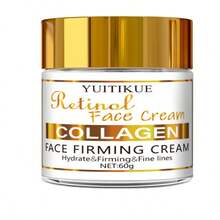 YUITIKUE 視黃醇膠原蛋白緊緻面霜 60g，抗老保濕乳霜，補水、緊緻肌膚並減少細紋，豐盈調理，打造光滑年輕膚質 - 60克 - 查看 11