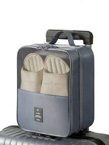 多功能度假鞋收納袋，便攜式鞋收納袋，行李車鞋盒，臥室鞋收納袋，商務旅行鞋收納袋，靴子袋，鞋盒，鞋收納盒，鞋收納整理器，旅行配件，度假郵輪，夏季假期旅行袋，旅行用品，大學宿舍必需品，居家學習，旅行整理袋，抽繩鞋袋，鞋套，防塵男款女款，旅行必需品，郵輪必需品，度假必需品（隨機手柄款式） - 彩色 - 查看 10