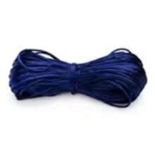 Silk Thread Satin Cord 2mm - 5 Meters Various Colors - 藏蓝色 - 查看 3