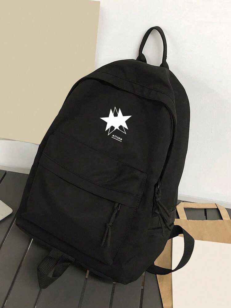 Seka Paul Mochila elegante con múltiples bolsillos resistente para adolescentes bolsa básica para el campus mochila para volver a la escuela para hombres - Multicolor - Añade 12