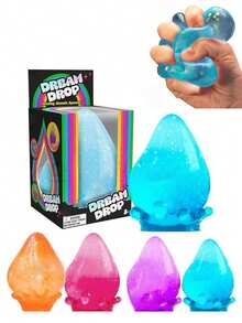 POKOJA LAND Need Oh Dream Drop Squeeze Stress Relief Toy, Soft And Compressible, For Emotional Release, Fingertip Toy, Holiday Gift, Gift Bag Filler, Fun Reward Gift - Multicolor - View 2