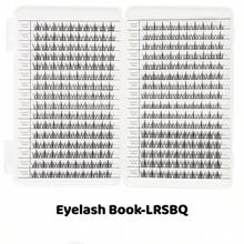DIY False Eyelash Extensions, Eyelash Clusters, Natural Long 3D Flared Eyelash Book, Dense Segmented Eyelashes - C - View 3