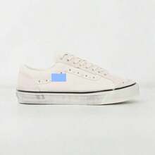 Old Skool 36 Pearlized Sneakers| Authentic 2026 Retro Y2K Skate Shoes| Iridescent Pearl Luster Finish| Classic Sidestripe Low-Top Trainers| - Marshmallow - View 2