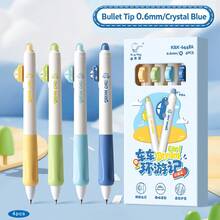 4pcs Cute Car-Shaped Erasable Neutral Pens, 0.6mm Fine Tip Retractable Heat-Erasable Pens, Black And Blue Ink, Soft Grip Design Suitable For Writing, Note-Taking And Exam Preparation (Upgraded Line Width 0.6mm) - Multiple Options Available - View 11
