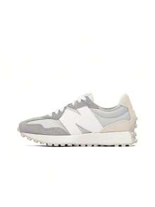 Sepatu Lari Kasual Low-Top Nyaman untuk Perjalanan Perkotaan dari New Balance NB 327, Unisex, Abu-abu/Putih - Light Grey - View 13