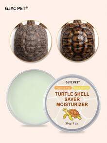 GJYC PET 1 Oz Crema para el cuidado del caparazón de tortuga - Acondicionador, humectante, limpiador y cera protectora para el cuidado del caparazón - Cuidado del caparazón de tortuga - Ver 1