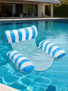 1pc Detachable Mesh Seat Inflatable Pool Float Bed, Adult Portable Swimming Pool Party Supplies, Summer Beach Pool Accessories, Pool Inflatable, Beach Essentials, Pool Float - Multiple Styles - View 9