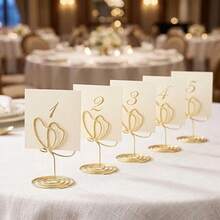 20/10pcs Butterfly Table Number Holders, Place Card Holders For Table Butterfly Photo Holder Decoration For Wedding Reception, Cafe, Centerpieces, Party, Restaurant, Birthday - View 2