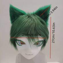 1件裝 毛絨動物面具 Cosplay 面具 動物頭飾 動漫角色服裝配件 萬聖節服裝道具 - 查看 7