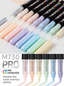 Languo New Color Series Heavy Color INK PRO 9-Piece Set, 3 Sets Total 27 Colors, 426/288/192/96/72/48 Rich Ink Acrylic Marker Set, First Day Of School - Multicolor - View 10