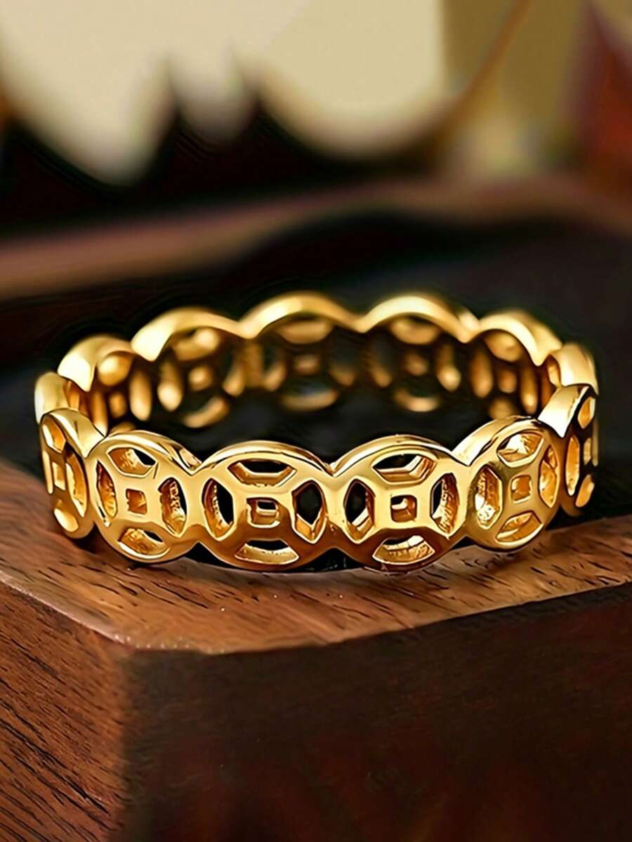 1pc Beautiful Ring, Suitable For Women To Wear, Suitable For Wedding, Engagement, Anniversary Party, Valentine's Day Gift - 2# - View 1