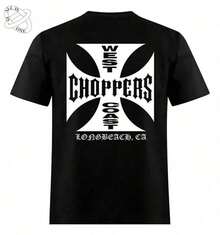 ALL IS ONE Fast Furious West Chopper Oconner Black T-Shirt - 黑色 - 查看 1