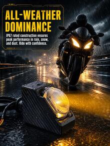 汽車 LED 超亮水箱罩燈 閃爍燈 適用於 Mini Light 白色/黃色燈條,適合卡車/汽車/越野車/UTV/ATV/摩托車全地形車水箱罩燈 - grille lamp - 查看 3