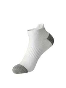 1/6/12/18 Pairs Men's Color Block Black & White Mid-Calf Socks, Sports Running Socks, Suitable For All Seasons - Multicolor - View 3