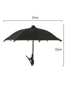 1Pc Outdoor Waterproof UV Protection Mini Sun Umbrella With Phone Holder, Anti-Glare Universal Phone Shade Unisex Portable Accessory For Sports Study Travel Beach Garden Vacation, Summer Must-Have, Pink Red Black Green Blue Purple Yellow Orange Camo - Multicolor - View 25