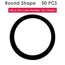 50/100/200/300 Pcs Custom Initials Wax Stickers, Handmade Wax Seal Stickers For Wedding Invitation, Self-Adhesive Envelope Wax Stickers-30 Colors Available!, Personalized Gift - Multicolor - View 19