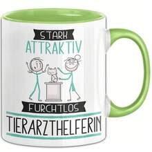 24-Hour Delivery In Mexico. Vet Assistant Mug - Gift - Strong, Attractive, Fearless Vet Assistant - Funny Gift Idea. Funny Coffee Mugs To Give As Gifts For Birthdays, Christmas, And Easter, As Well As For Everyday Use At Home Or In The Office. 11 Oz / 325 Ml Ceramic Mug. - 4 - 查看 1