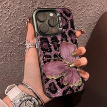 Leopard Print Shockproof Protective Phone Case, New And Vibrant, With Drop-Proof Silver Paint, Compatible With P15, P16, P16 Promax, P14 Promax, P13, P11, P12, XR, A13 4G Series, A14, A04, A34. Water, Shock, And Scratch Resistant, Anniversary Gift. - 多色3 - 查看 1