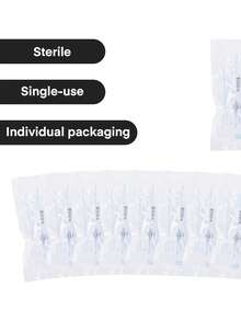 15-5PCS Microneedle Replacement Needles, Threaded Cartridge For Skin Pen, Threaded Connection Cartridge, Facial Skin Care Microneedle Massage Roller, Skincare Tool - Silver - View 6
