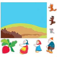 hoojojo 8pcs Carrot Felt Set, Children's Interactive Storytelling Props, Classroom Teaching Aids, Early Education, Storytelling Props, Back To School Essentials, Parent-Child Games - Multicolor - View 13