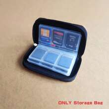 1pc Memory Card Storage Bag, Large Capacity Storage Card Organizer, 22 Card Slots Partition Storage For SD, TF Cards, Lightweight And Portable, Protective And Moisture-Proof, Essential Tool For Photography Enthusiasts - View 7