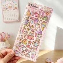 3D Gem-Shaped Stickers, Candy And Magic Wand Diamond Stickers, Reusable Decorative Decals. Suitable For Notebooks, Water Bottles, Skateboards, Etc. Perfect As Gifts And Reward Decorations. - Multicolor - View 16