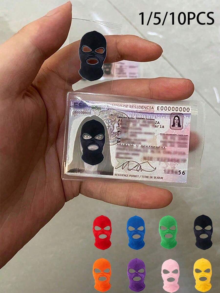 1/2/3/4/5/10pcs Sarung Pelindung Privasi Foto ID - Tempat Kartu PVC Buram, Kualitas Kristal, Tempat Kartu SIM, Anti-Magnetik, Cocok Untuk Kantor, Sekolah, Kartu Kredit, Kartu Identitas Kerja dan Kartu Akses, Mudah Dibawa, Ringkas dan Ringan
