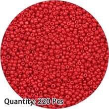 220顆 3mm 捷克玻璃珠，適用於 DIY 珠寶製作、手鍊、項鍊及波希米亞風格手工藝 - diy烤漆米珠 - 查看 20