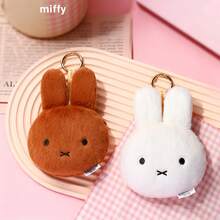 Miffy Plush Multi-Function Storage Bag: Coin Purse, Keychain, Card Holder And Earphone Storage Box - Multicolor - View 2