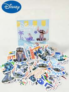 Disney 62入「莉洛與史迪奇系列」官方授權貼紙 - 50pcsBeach - 查看 8