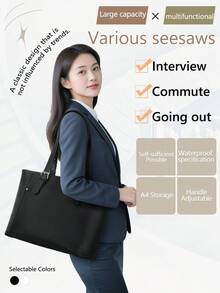 NEWHEY Tote Bags For Women With Zipper PU Leather Work Tote Bags Large Capacity Tote Bag Shoulder Purse Bag For College Work Travel - Multicolor - View 4