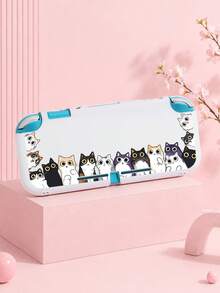 New Switch 2 (2025) Game Console Protective Case, 1pc Playful Peeking Cat Pattern, Compatible With Switch NS/Switch OLED Game Console Protective Case, New 2nd Generation, TPU Soft Shell, Universal Protective Cover, Switch Controller Protective Case, Switch Game Accessories, Universal Storage Bag, Shockproof, Anti-Slip, Scratch-Resistant, Beautiful, Best Choice For Family And Friends - View 5