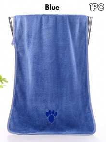 1/3/5pcs Customized Name & Paw Print Embroidered Pet Towels, Quick-Dry Microfiber Bath Towels, Suitable For Dogs And Cats, Perfect For Puppy Bathing, Beach, Camping And Daily Use, Multiple Colors Available, Suitable For Small/Medium/Large Pets - Multicolor - View 14