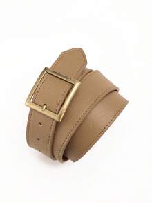 1pc Vintage Classic Pin Buckle PU Leather Belt For Women, Multiple Colors Available - BH1160 - View 12