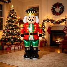 130cm Nutcracker Nut Soldier Balloon, Christmas Soldier Balloon, Suitable For Christmas And New Year Decoration - Multicolor - View 4