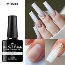 MSRUIOO 3-In-1 Quick Extension Nail Gel 8ml - Shaping, Color & Extension Nail Gel, Soak-Off UV/LED Nail Polish, Suitable For Salon & Home Manicure - Multicolor - View 11