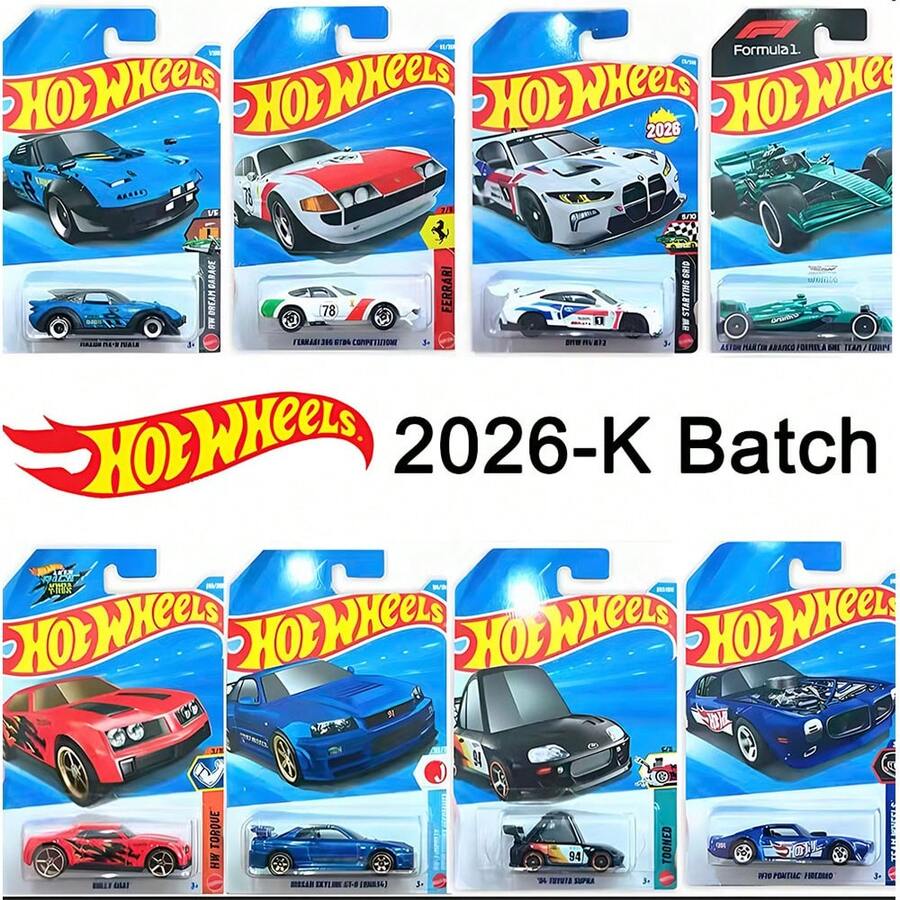 Mattel Hot Wheels BMW M3 Lil Mda 1:64 比例合金玩具車 2026K 批次 Mini 越野 Spider 車 1999 N-Issan GTR34 Pontiac AE86 合金賽車軌道車收藏模型 1件 返校禮物 - 彩色 - 查看 1