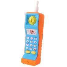 Musical Toy Phone For Babies With Simulated Sound And Light, Cartoon Design, Educational Toy For Early Baby Education. - Yellow Blue - View 7