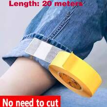 1pc High Adhesive Fabric Tape, No-Cut Multi-Functional Seamless Hem Extender, Suitable For Fabric Clothing, Self-Adhesive Fix, Length 20m (65.62ft) - Width - View 3