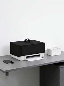 1Pc S/M/L Printer Dust Cover Anti-Static, Dustproof & Scratchproof Protective Cover Fits For Printers, Scanners, Copiers Suitable For Home & Office Use, Reinforced Top Handle Design And Foldable Storage - Multicolor - View 1