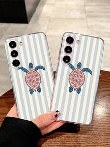 1件 Premium Line Lucky Turtle 軟手機殼保護套，相容於 Honor Galaxy A04e/12/A13/A14/A34/A50/A52/A53/A54/S21/S22/S23/S24/S25/S25Ultra/S25FE/S26/S26 PLUS/S26 ULTRA/S26 EDGE/ 6A/7A/8A/ 12T/13T/15T/15 TPRO，[國際版而非本地版] - 無色 - 查看 2