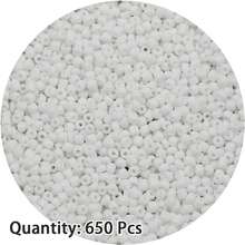 650顆 3mm 捷克玻璃珠 - 適用於DIY珠寶製作、手鍊、項鍊和波希米亞風格手工藝品 - diy米珠 - 查看 12