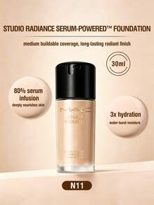 MAC Studio Radiance Serum-POWERED™ FOUNDATION-N11-1 FL OZ.LIQ/ 30 MLe - N11 - 查看 1