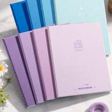 Gradient Notebook Lined Softcover B5 Thickened Stitched Notebook, 4/8/16PCS, Suitable For Office, Study, Journaling - B5 - View 1