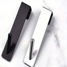Stainless Steel Towel Hook, Shower Door Hook, Extended Length. No Drilling Or Adhesive Required. Perfect For Hanging Towels, Bathrobes, Clothes, And More. Ideal For Use In Bathrooms, Hotels, And Dormitories. A Great Gift Choice For Women. - Multicolor - View 3