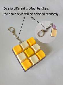 Teclado de 9 teclas con botón de liberación de presión cúbico, colgante de teclado creativo, decoración de bolso, regalo para amigos, llavero de coche, dije de bolso, accesorio de llavero, diseño de tecla de teclado, llavero de yema de dedo para adultos, llavero sensible a la presión, llavero relajante, llavero de relajación y enfoque, cremallera, regalo de cumpleaños, recuerdo de fiesta, regalo de vacaciones, accesorios de coche, decoración de bolso, escuela, estilo gótico, Y2K con soporte para tarjeta de identificación - Multicolor - Ver 32