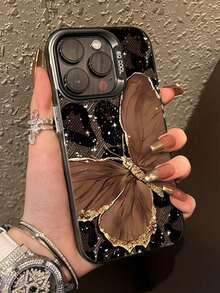 Leopard Print Shockproof Protective Phone Case, New And Vibrant, With Drop-Proof Silver Paint, Compatible With P15, P16, P16 Promax, P14 Promax, P13, P11, P12, XR, A13 4G Series, A14, A04, A34. Water, Shock, And Scratch Resistant, Anniversary Gift. - 多色4 - 查看 1