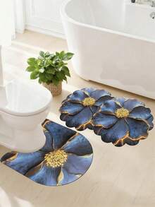 1 buah/2 buah/3 buah Keset Lantai Dekoratif Motif Bunga Emas, Dekorasi Ruangan, Karpet Kamar Mandi, Keset Pintu, Karpet Kecil, Karpet, Keset Lantai, Dekorasi Rumah, Karpet Area, Keset Luar Ruangan, Dekorasi Rumah, Karpet Area, Karpet Kamar Tidur, Karpet yang Dapat Dicuci - Aneka warna 3 - View 2