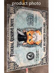 1 pieza Alfombra de área con diseño de gato naranja, Alfombra para sala de estar, Alfombra, Alfombra de área para sala de estar, Alfombra de área pequeña, Tapete, Decoración del hogar, Alfombra grande para sala de estar, Alfombra redonda, Decoración del hogar para sala de estar, Decoración de habitación, Alfombra lavable, Regalo para la temporada de graduación - gato atigrado naranja - Ver 10